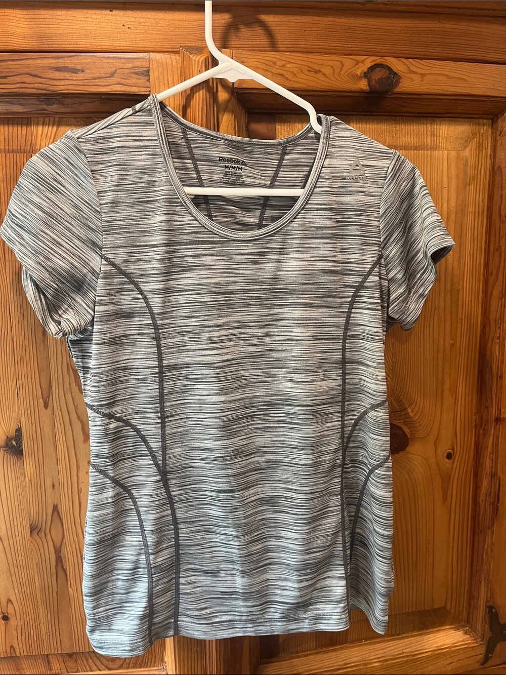 Reebok Heathered Gray Short Sleeve Performance Tee
